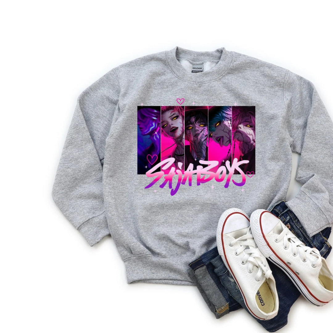 Toddler Saja Boys Demons 2 Crewneck