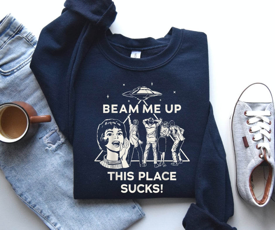 Beam Me Up Crewneck