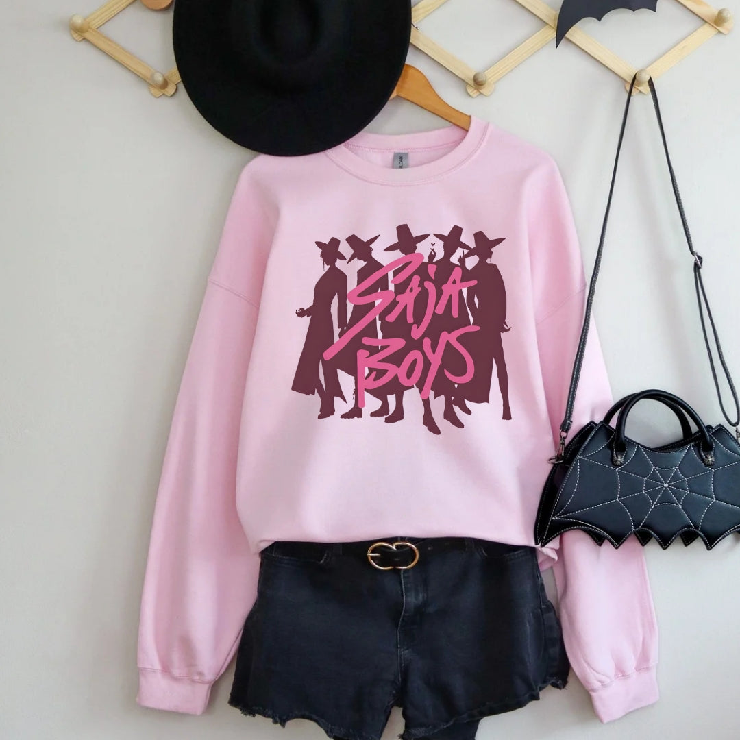 Saja Boys Silhouette Adult Crewneck