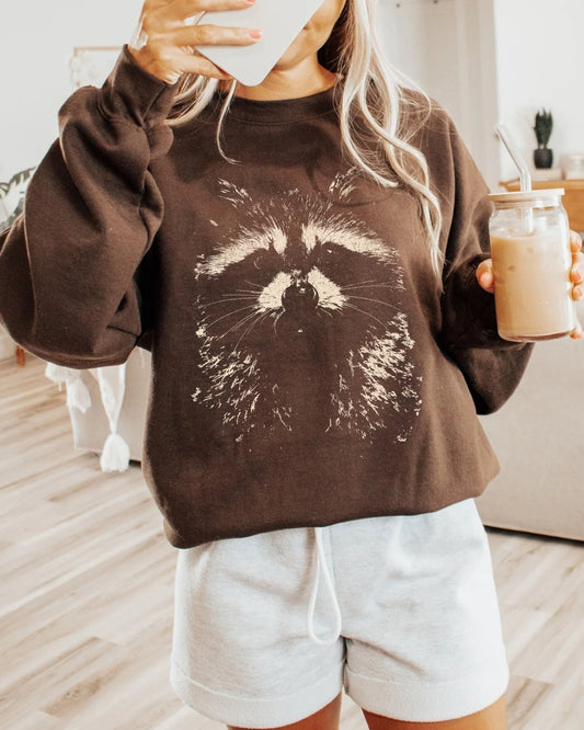 Raccoon - Crewneck Sweatshirt