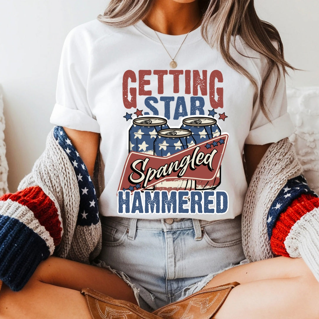 Star Spangled Hammered Tee