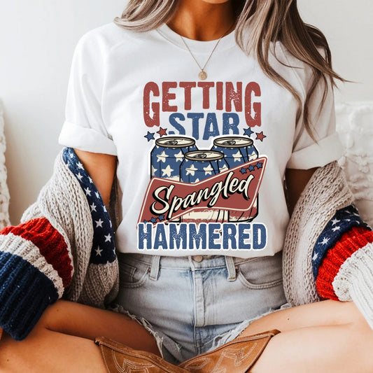 Star Spangled Hammered Tee