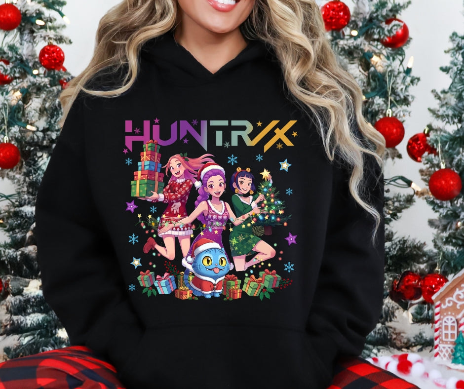 Adult Huntrix Christmas Hoodie 2