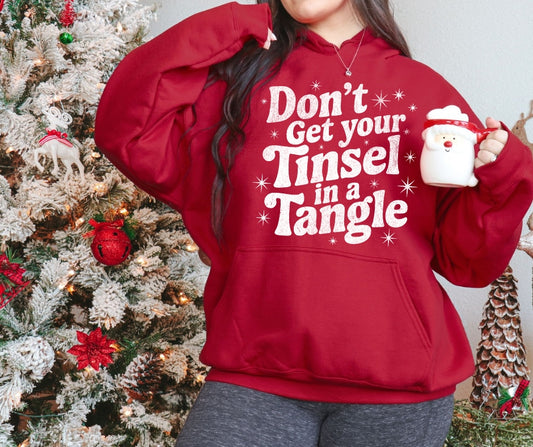 Tinsel In A Tangle Set Hoodie