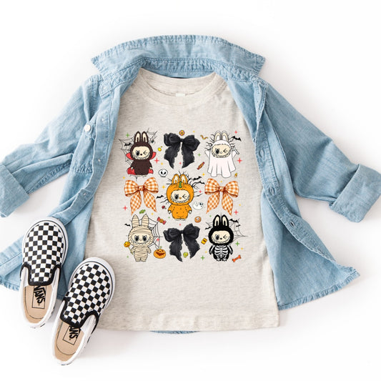 Toddler Monster Tee {Black Bows}