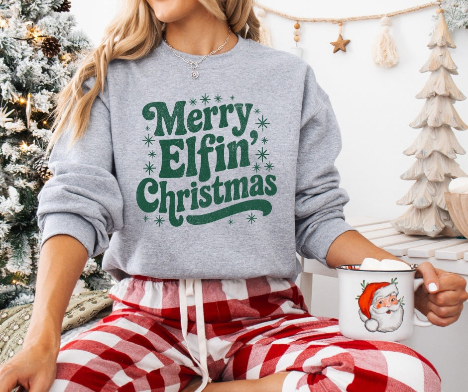 Tinsel In A Tangle Set Crewneck