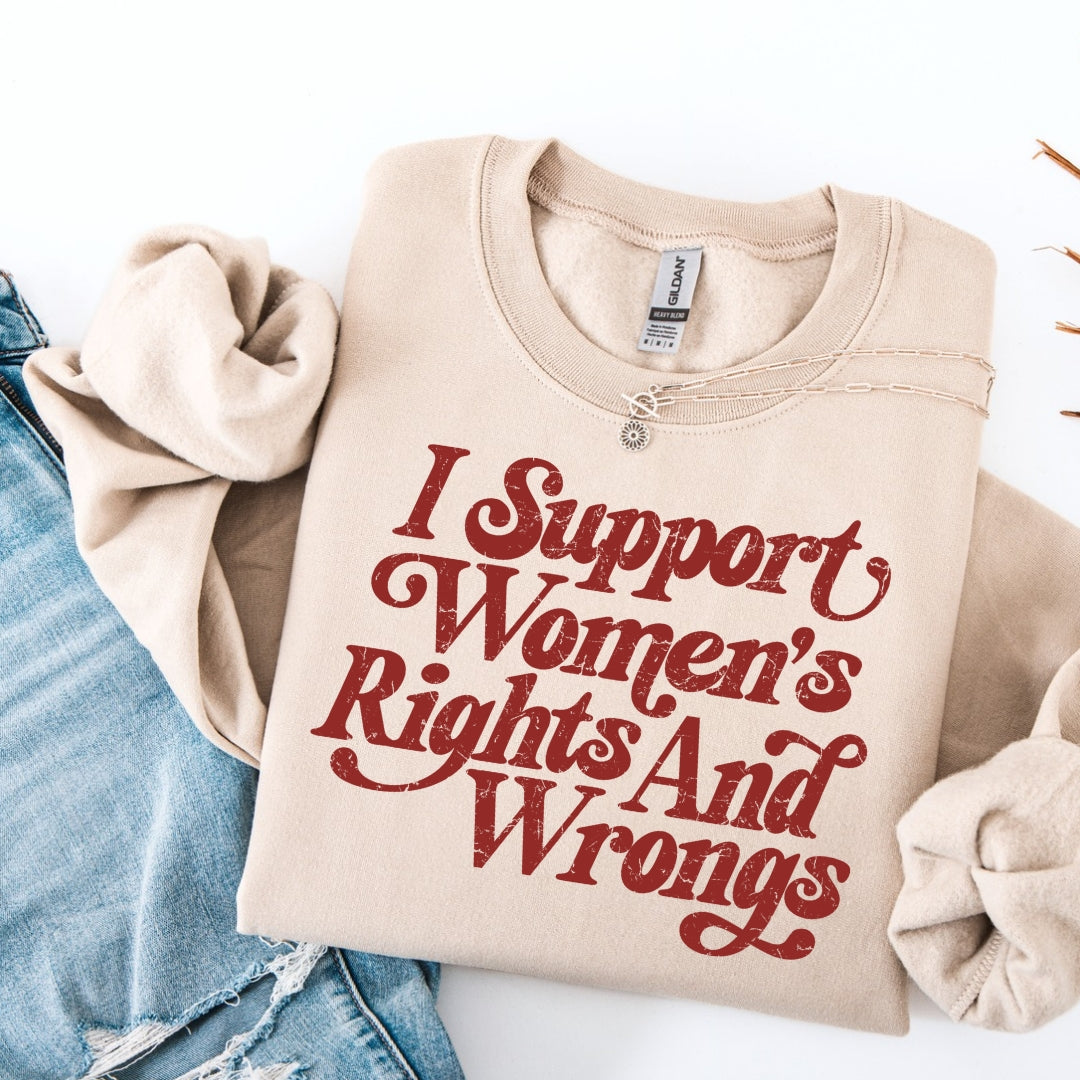 I Support Women Crewneck