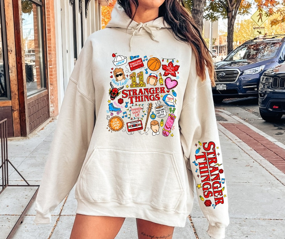 Stranger Things Collage Hoodie