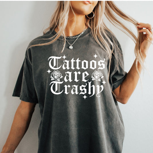 Tattoos Are Trashy {Vintage Tee}