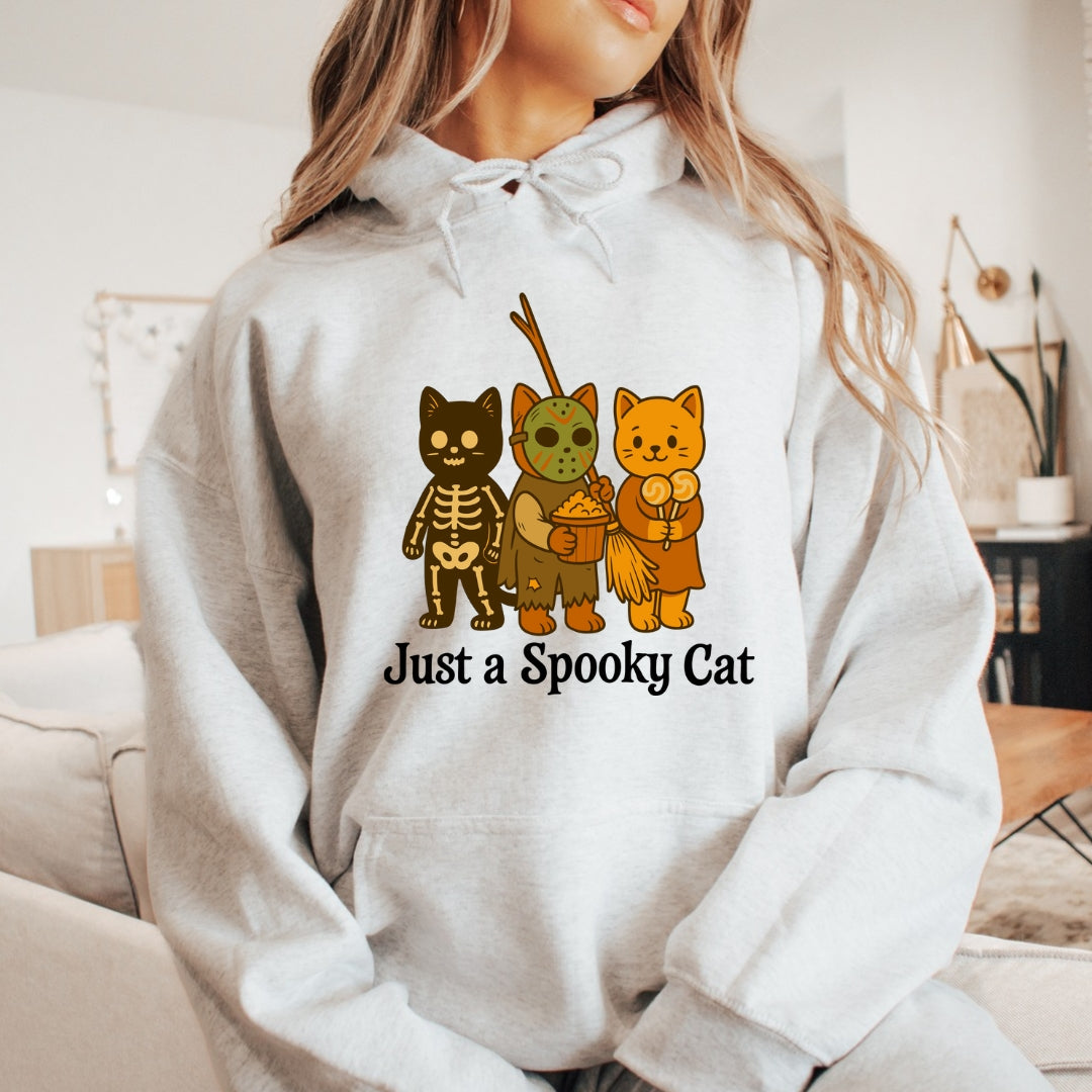Just A Spooky Cat Hoodie