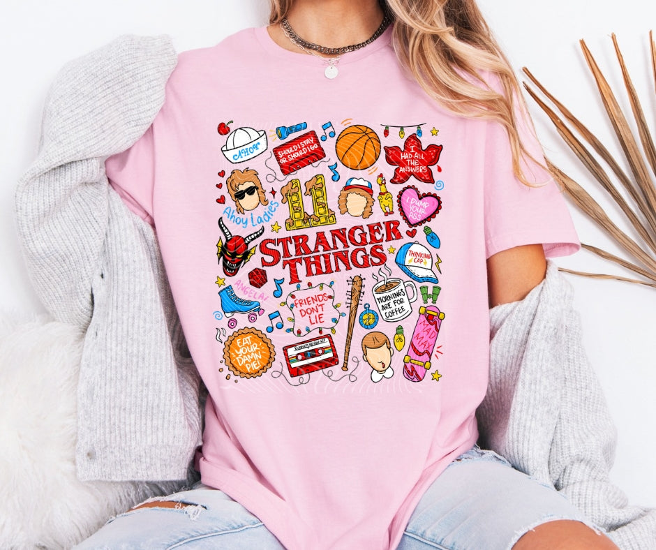 Stranger Things Collage Tee