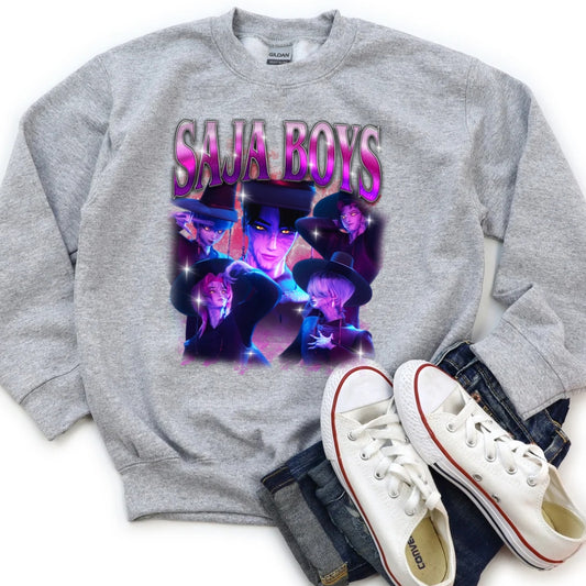 Youth Saja Boys Demons Crewneck