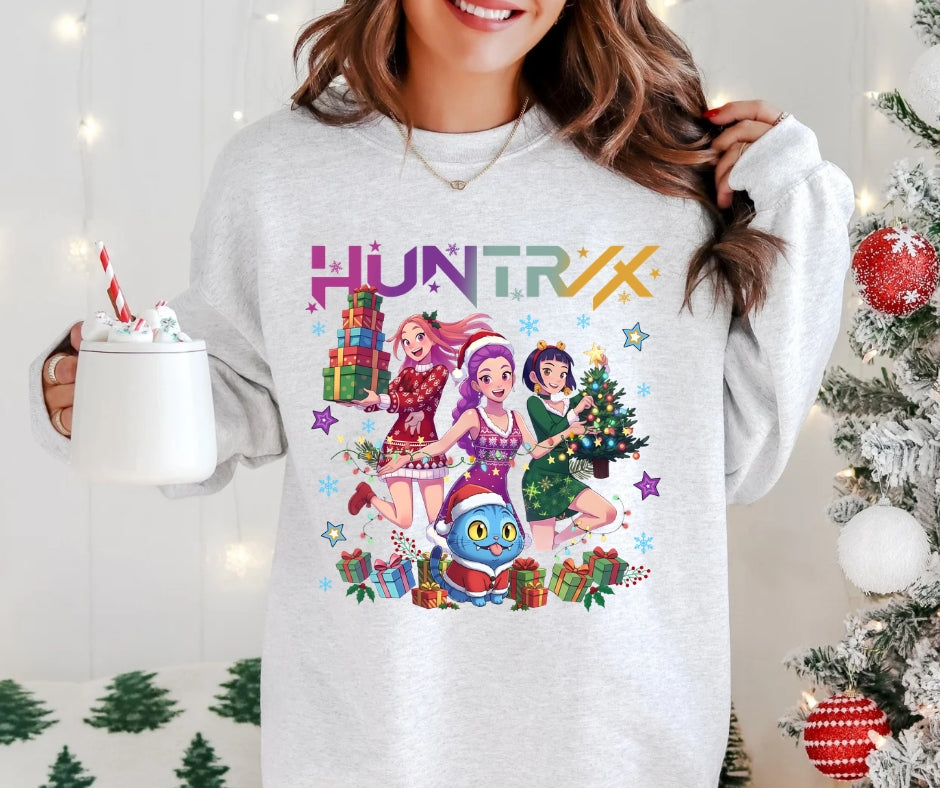 Adult Huntrix Christmas Crewneck 2