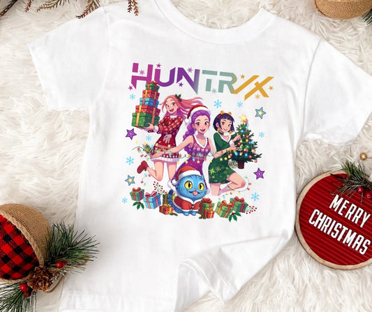 Youth Huntrix Christmas Tee 2