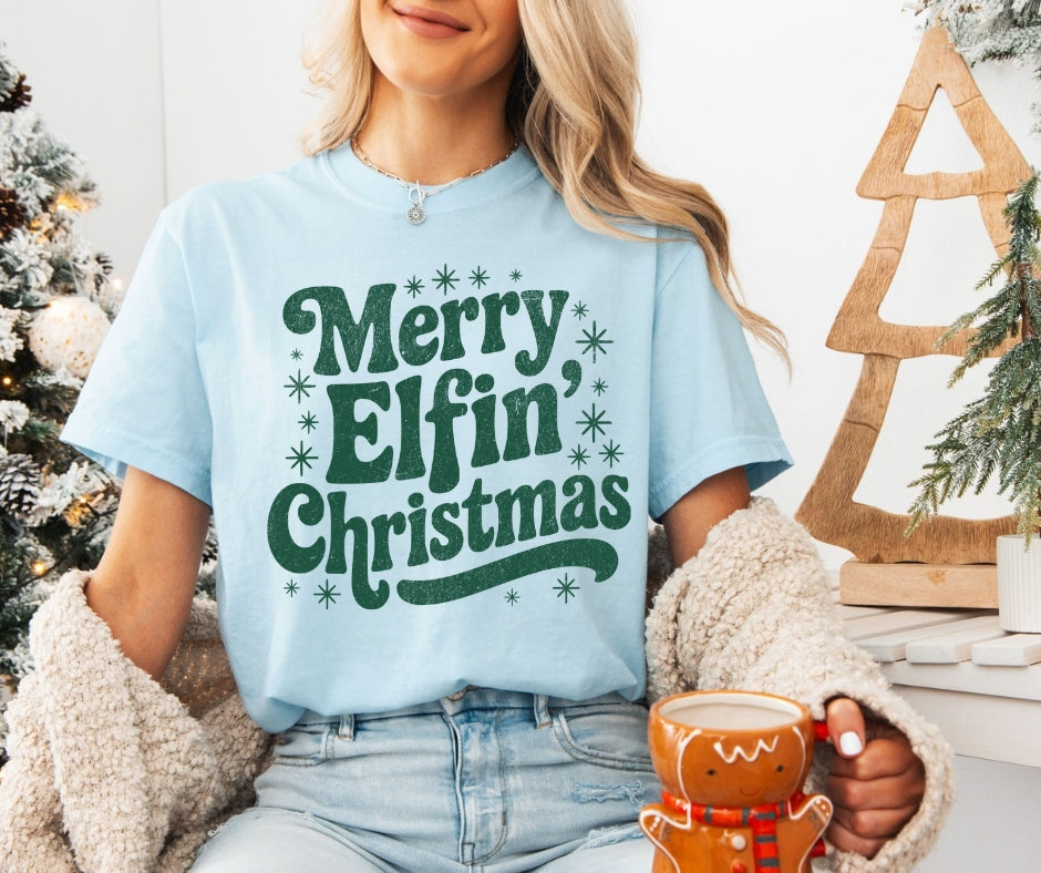 Tinsel In A Tangle Set Tee