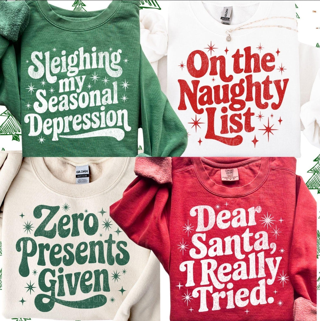 Dear Santa Set Crewnecks