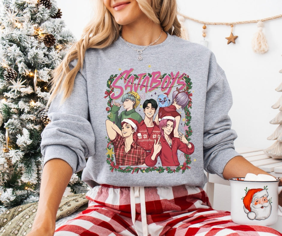 Adult Saja Christmas Crewneck