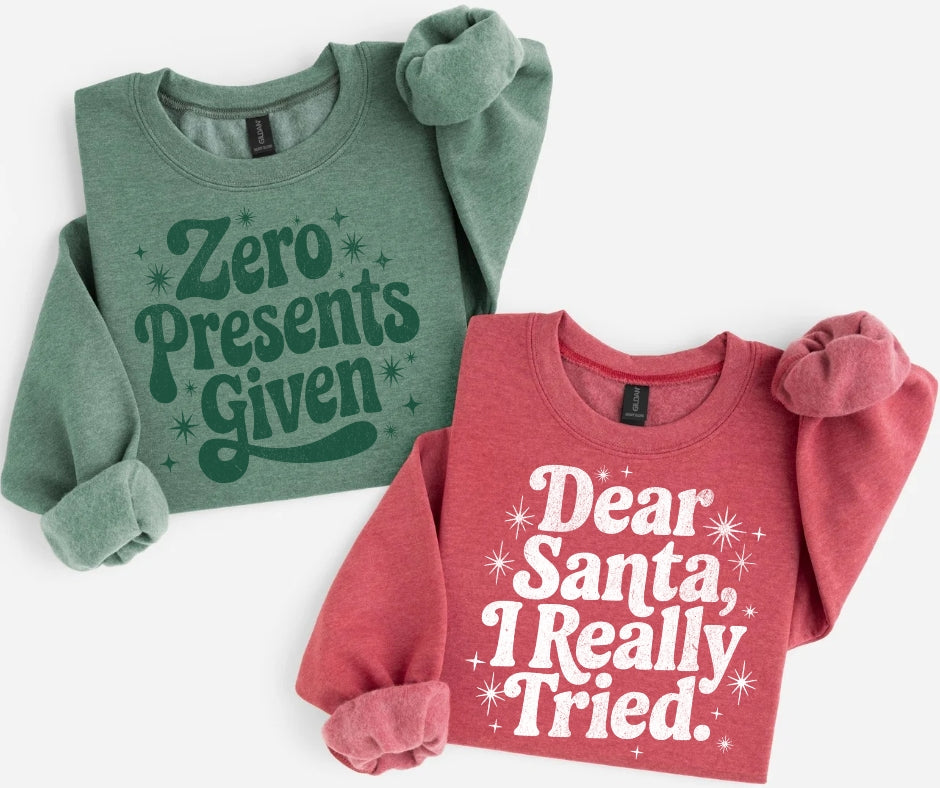 Dear Santa Set Crewnecks