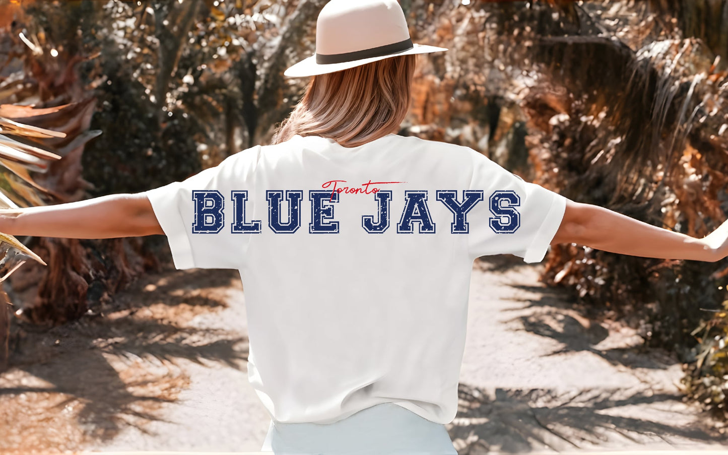 Jays Large Back Letters - oversized tee