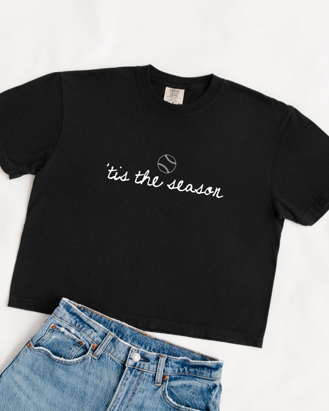 Tis the Season - boxy crop tee
