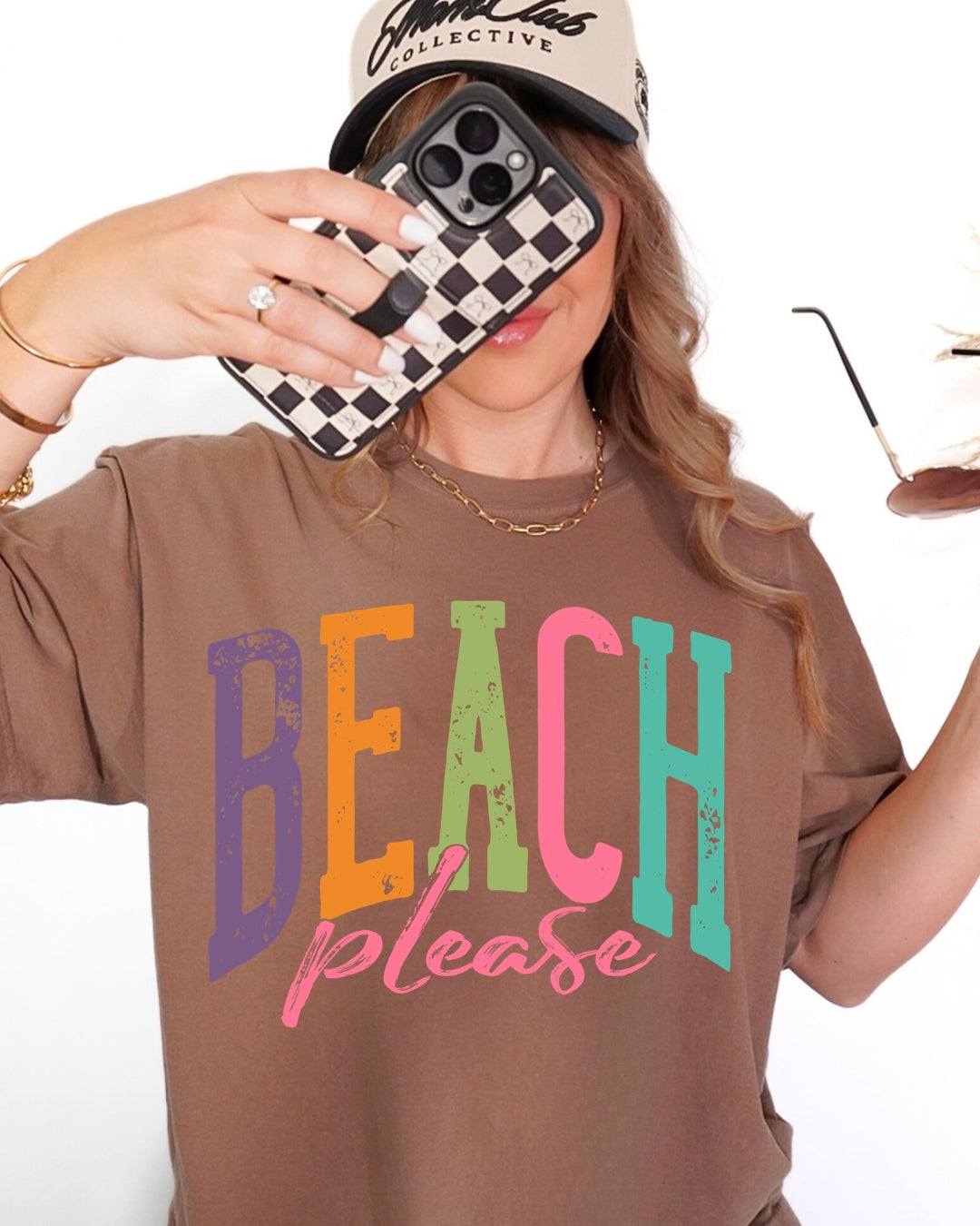 Beach Please - oversized tee